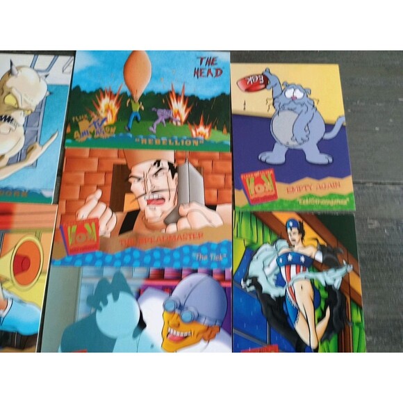 Eek! The Tick Maxx The Head Fleer Vintage Trading Cards Lot Of 10 - Picture 3 of 8
